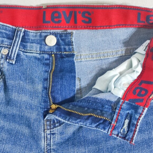 Levi's 511 jeans men's youth size 16 (W29XL30) denim blue colour slim fit jeans - Picture 9 of 15